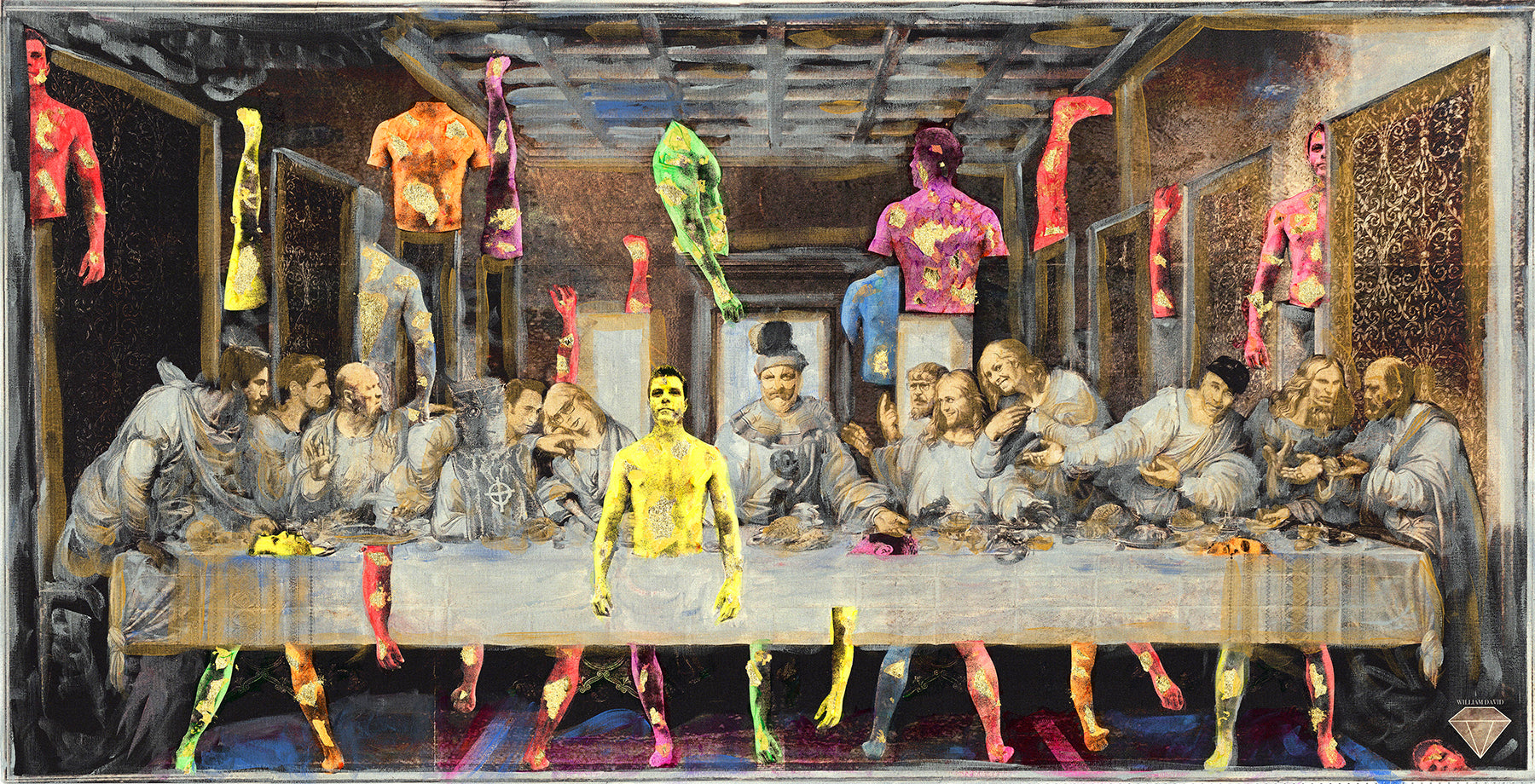 Gold Leaf Last Supper Willam David